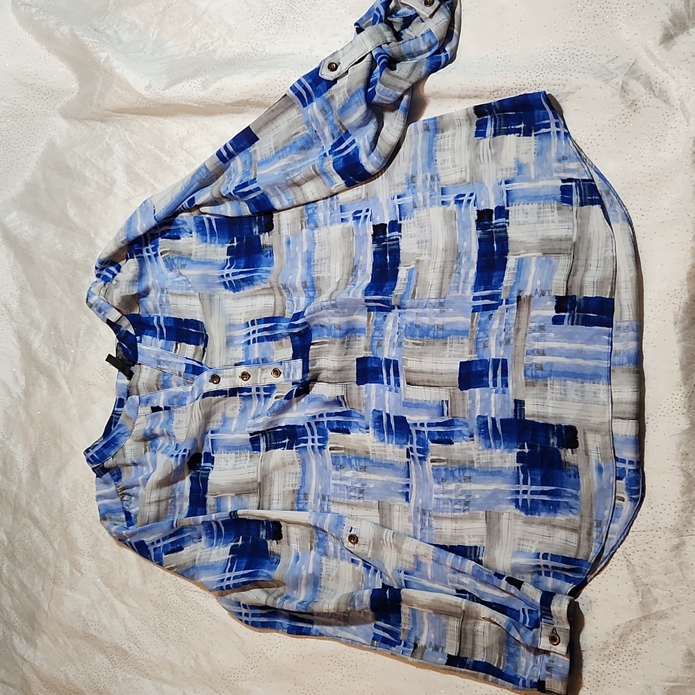 New directions long sleeves blouse for women size L